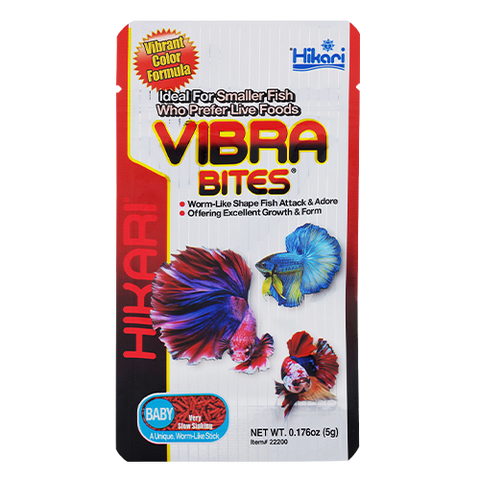 Hikari Vibra Bites Baby Fish Food (A Worm-Like Stick)